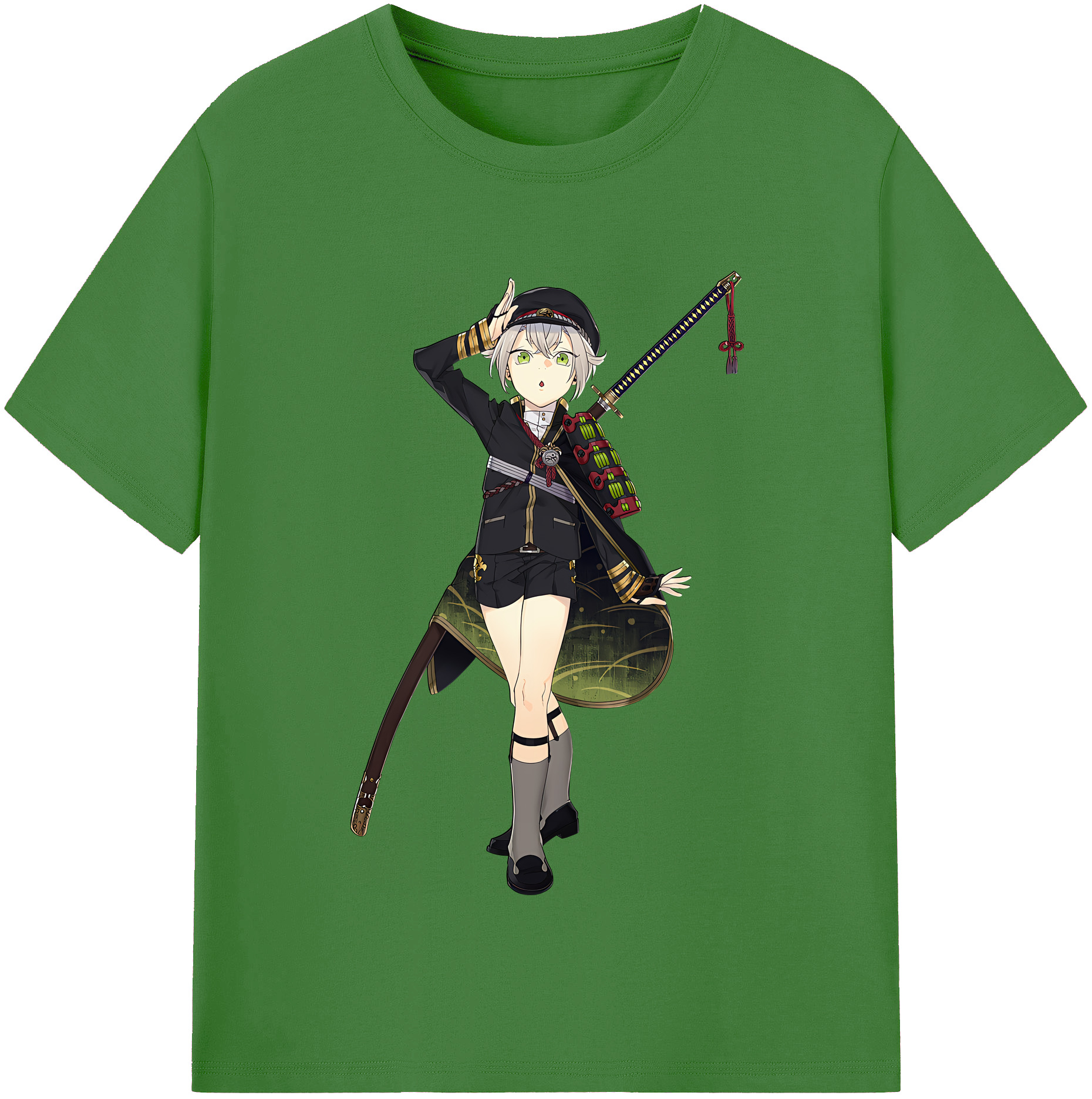 （画像用） 刀剣乱舞 Touken Ranbu レディースカジュアルプリントTシャツ（綿100％）